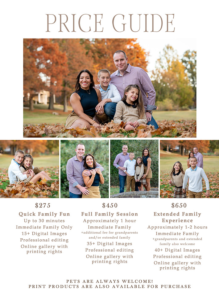 family photo sessions in St. Louis area 